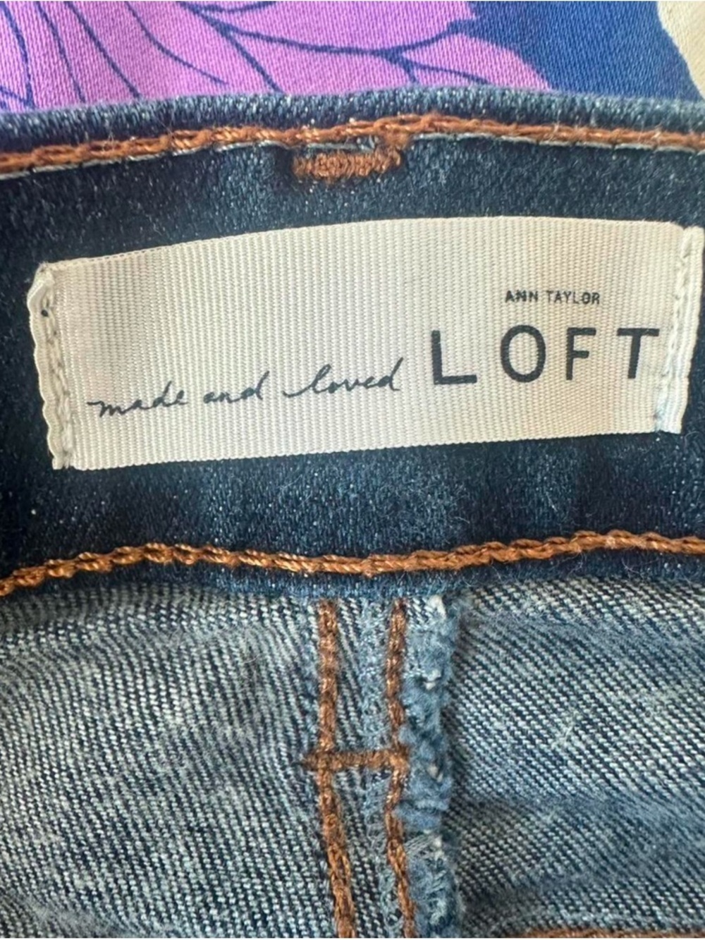 LOFT Dark Indigo Women's Skinny Jeans - Picture 2 of 3
